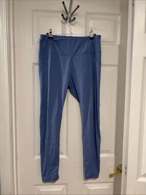 Light Blue Full-Length Active Leggings